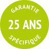 25 years guarantee<br>from the panel makers
