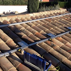 Installation of solar panels in Draguignan