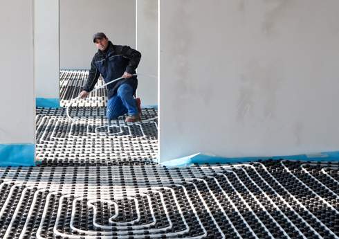 Underfloor heating and cooling Var