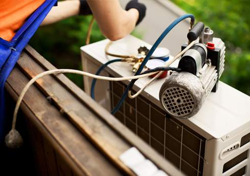 Repair of air conditioning & heat pump systems Var